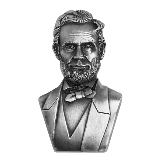 2022 Chad Abraham Lincoln Bust 2 oz Silver