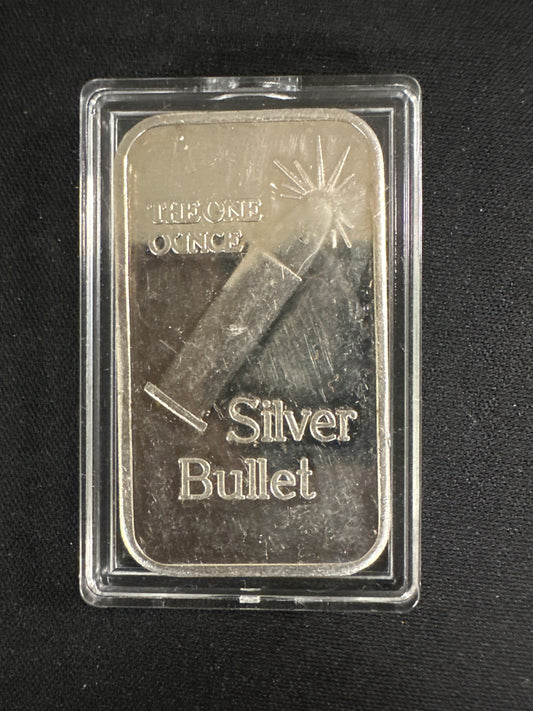 1 oz Silver Art Bar - Silver Bullet