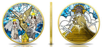 STAINED GLASS HEAVEN LIBERTAD MEXICO 2023 1 OZ FINE SILVER BU COIN – MEXICO