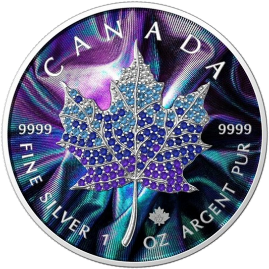 2022 Canadian Maple Leaf, Bejeweled Leaf Seasons: December Edition