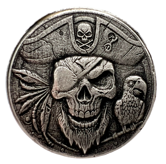 Captain Bill Bones Poured 2 oz Silver Round