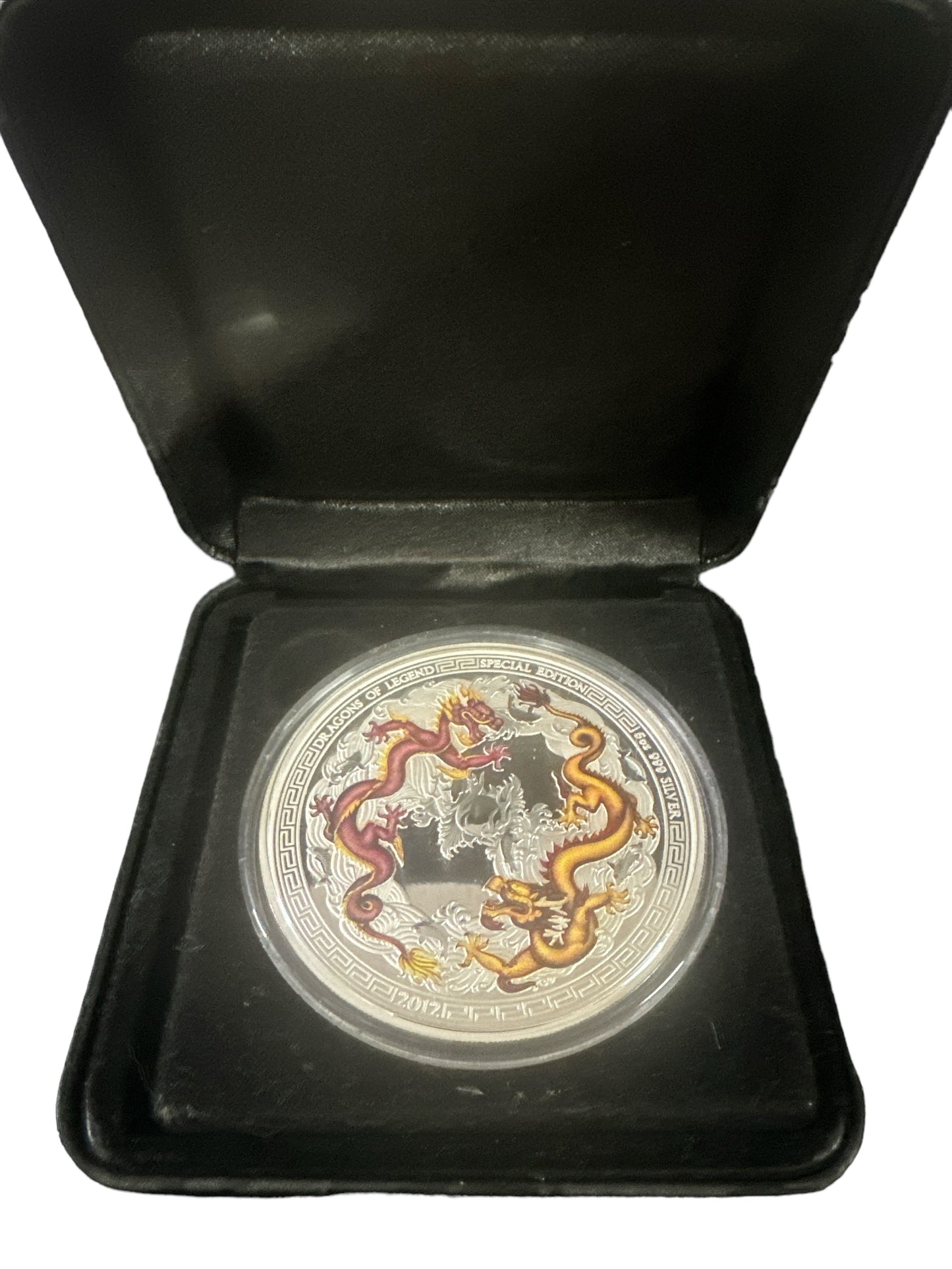 Dragons of Legend SPECIAL EDITION 2012 Tuvalu $5 Pure 5 Oz Silver Coin