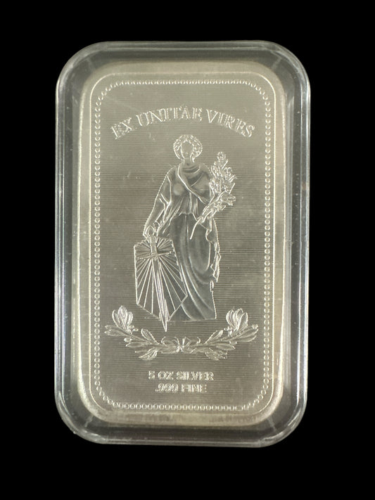 John Wick 5 oz Silver Continental Bar