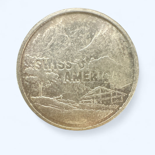 Golden West Teton Draper Mint Swiss of America 1oz Silver ROLO Round