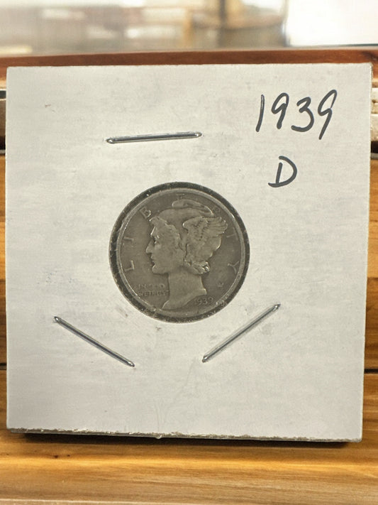 1939-D Mercury Dime