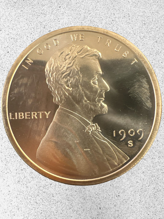 1 oz Copper Round LINCOLN