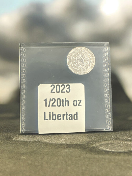 2023 1/20th  Oz Mexican Silver Libertad Coin (BU)