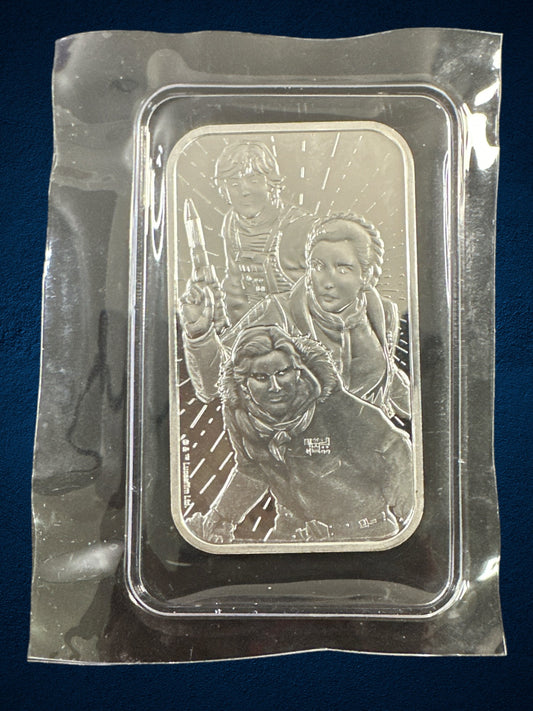 Star Wars Light Side 2024 1oz Silver Bar Bullion