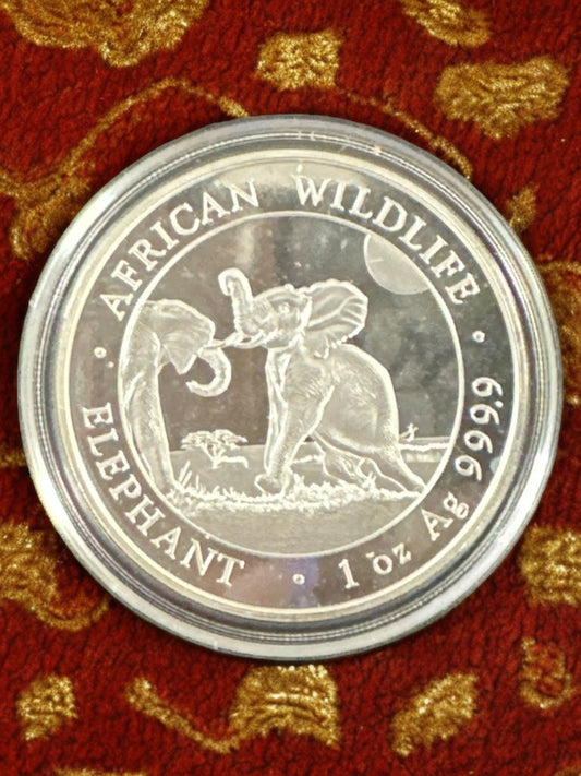 2024 Somalia 1 Oz Silver Elephant (BU)