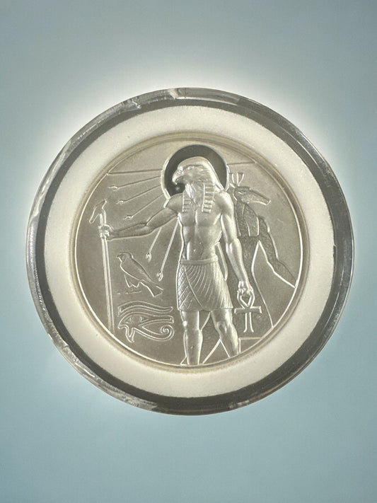 2 oz Horus Silver Round Egyptian Gods Series