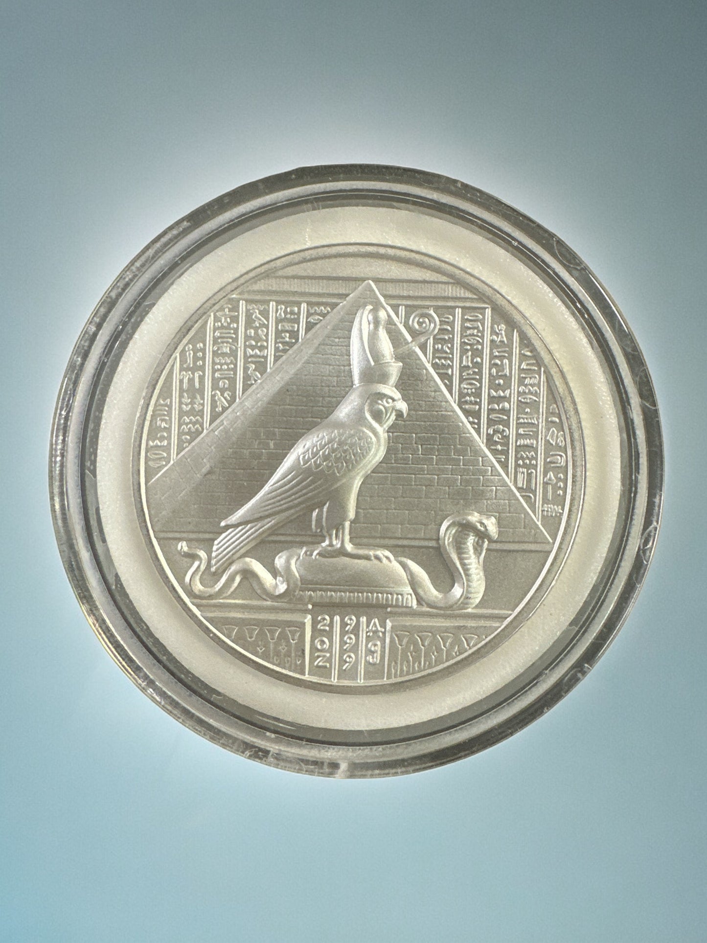 2 oz Horus Silver Round Egyptian Gods Series