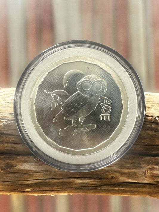 2024 1 Oz St. Helena Athena Silver Owl Coin (BU)