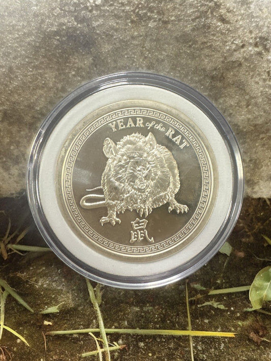 2020 Year of the Rat 1 oz Silver Round