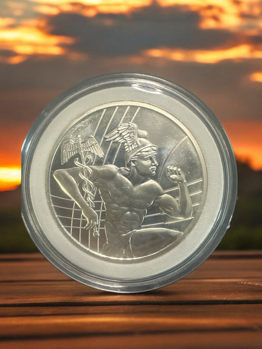 1 oz SMI Silver Mercury Round