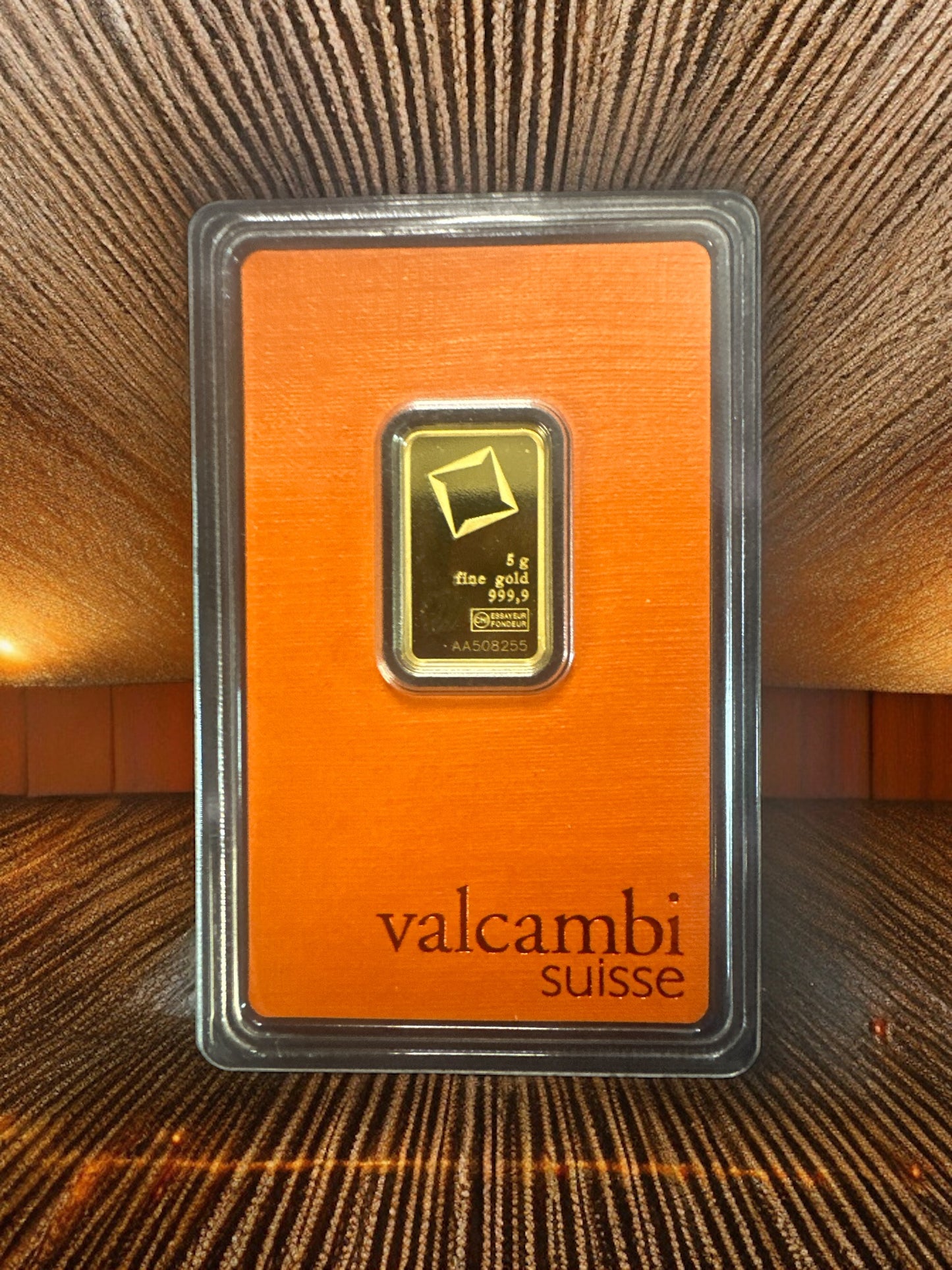 5 Gram Valcambi Gold Bar (Assay)