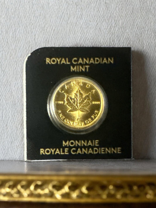 1 gram Canadian Gold Maplegram (In Assay)