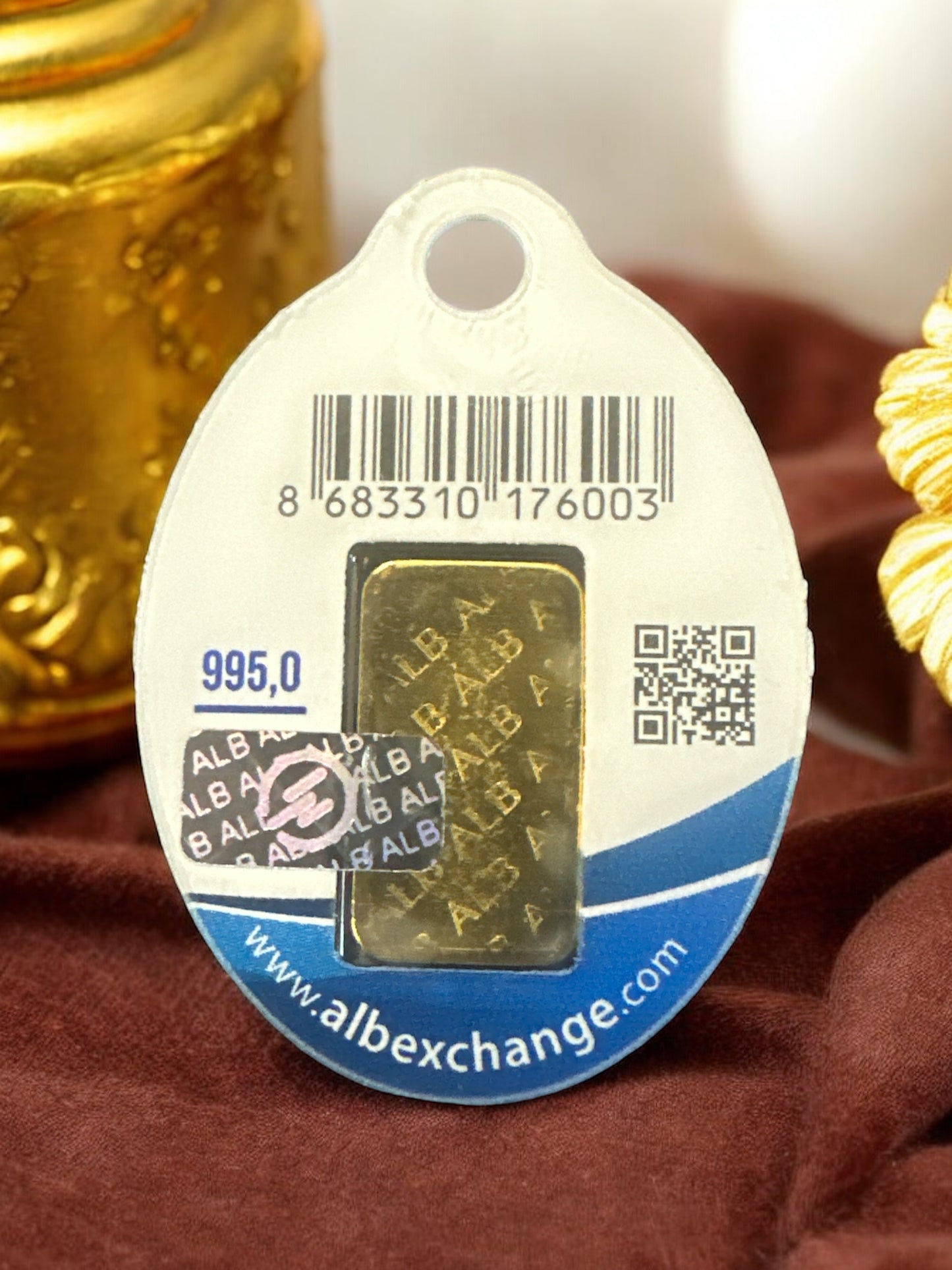 Alb Exchange 1 Gram  995 Gold Bar Sealed