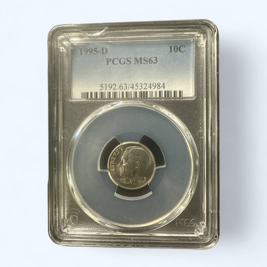 1995-D PCGS MS63 10c