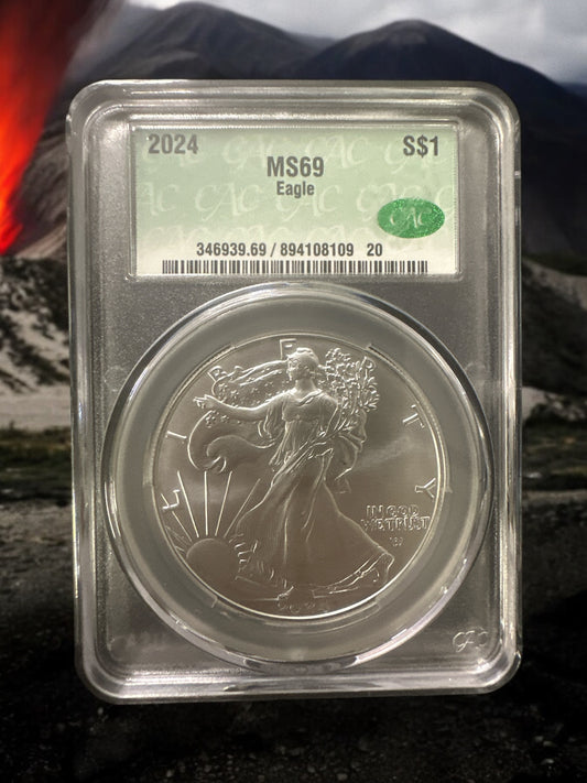 2024 American Silver Eagle MS-69 CAC