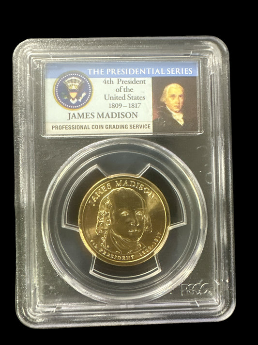 2007-D $1 James Madison Position A -MS 66