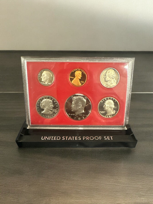 1981 US PROOF SET-Original Government Packaging