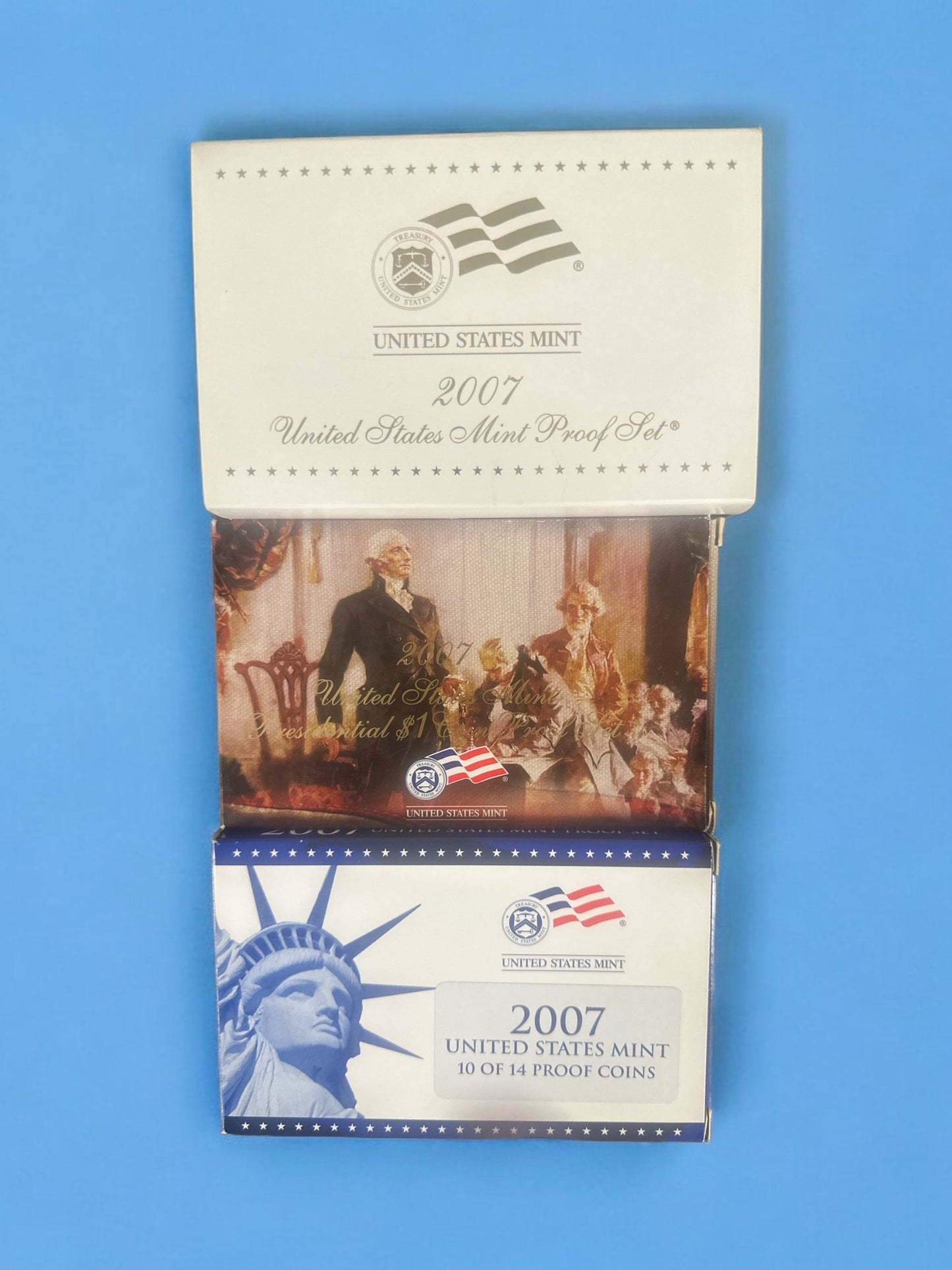 2007 Clad Proof Set U.S. Mint Original Government Packaging OGP COA