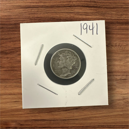 1941 Mercury Dime