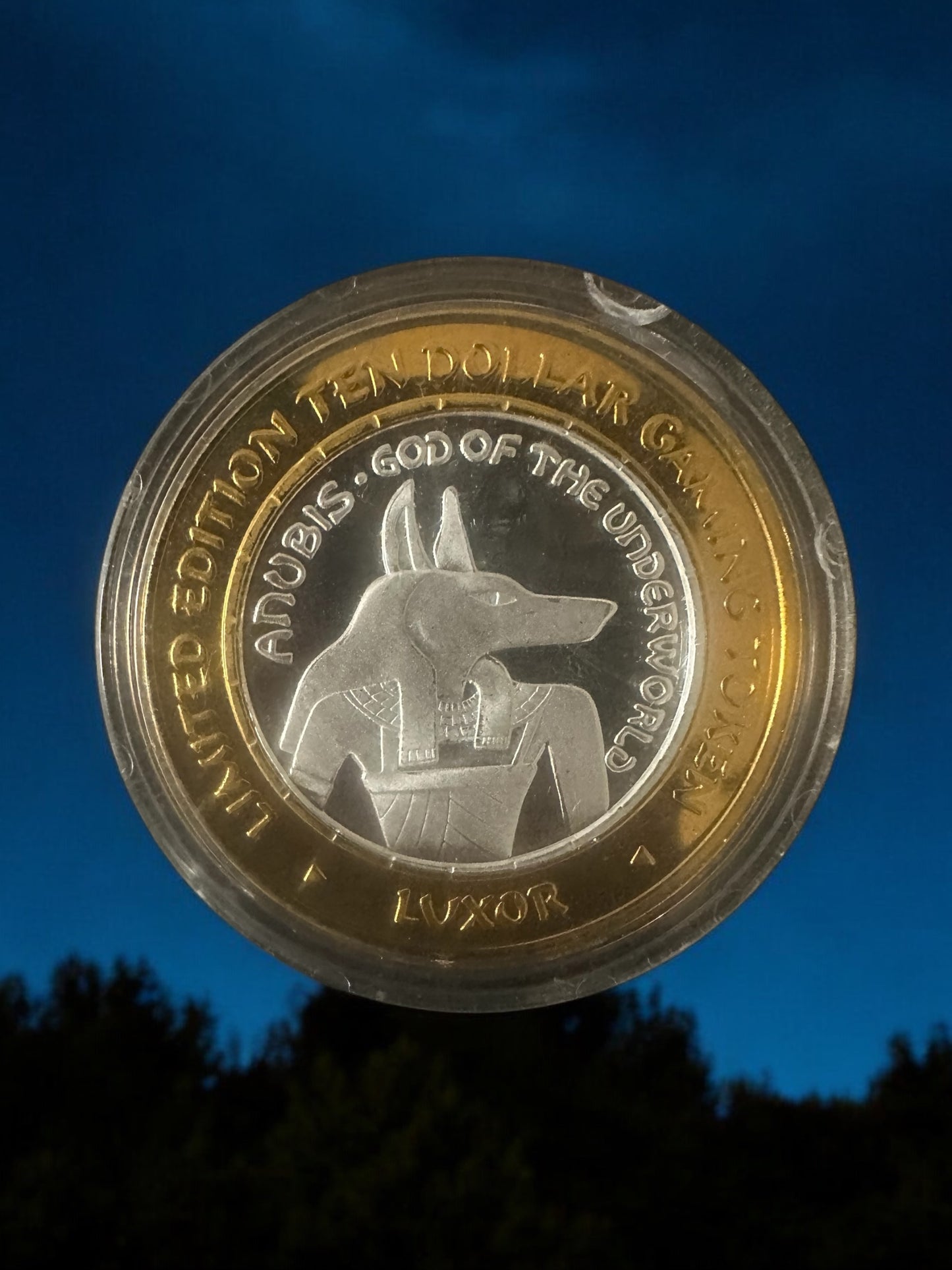 Luxor Casino Anubis Limited Edition $10 Gaming Token