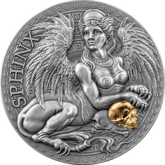 2024 Cameroon Greek Mythology Sphinx 1 oz Silver Coin